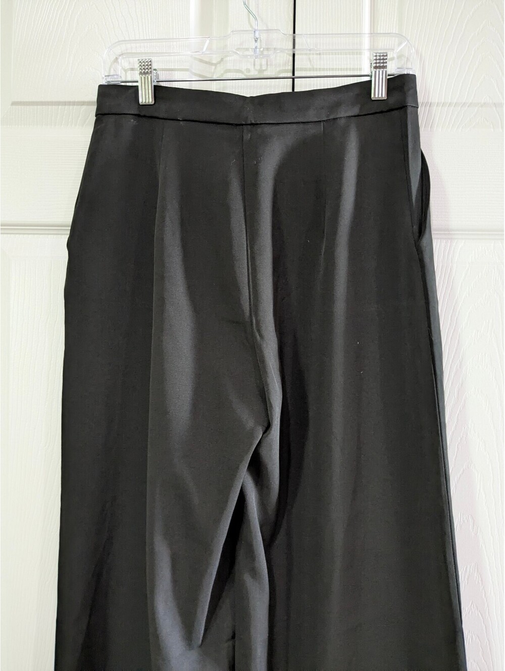 Princess Polly Women's Briana Wide Leg Black Dress Pants Trousers, Size 6, New - Picture 8 of 14